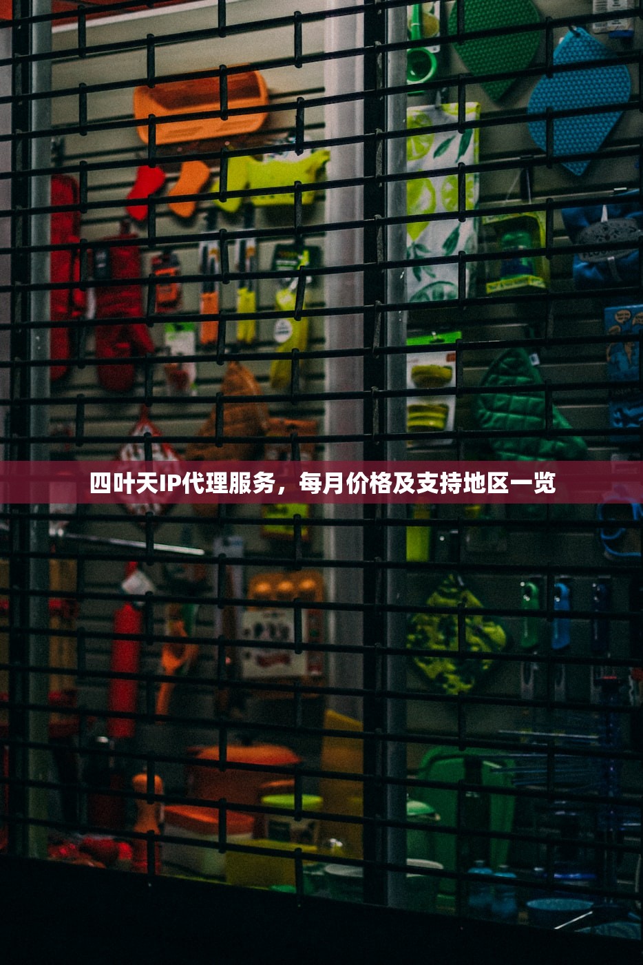 四叶天IP代理服务，每月价格及支持地区一览