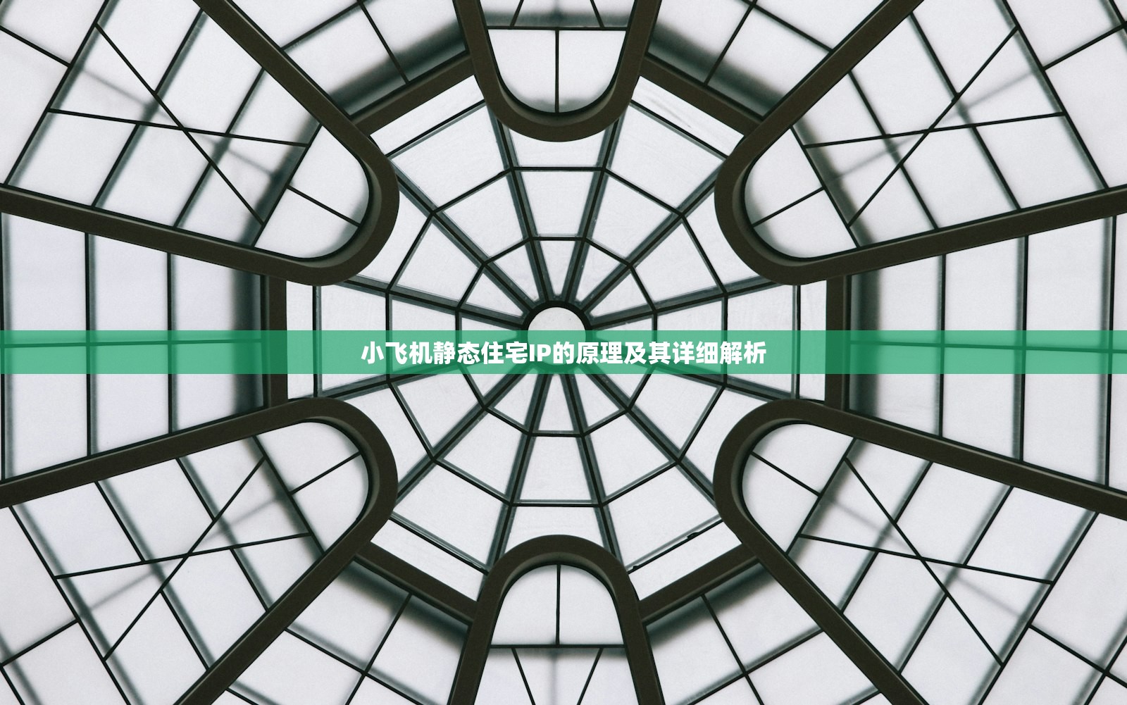 小飞机静态住宅IP的原理及其详细解析