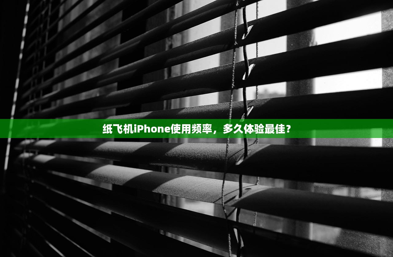 纸飞机iPhone使用频率，多久体验最佳？